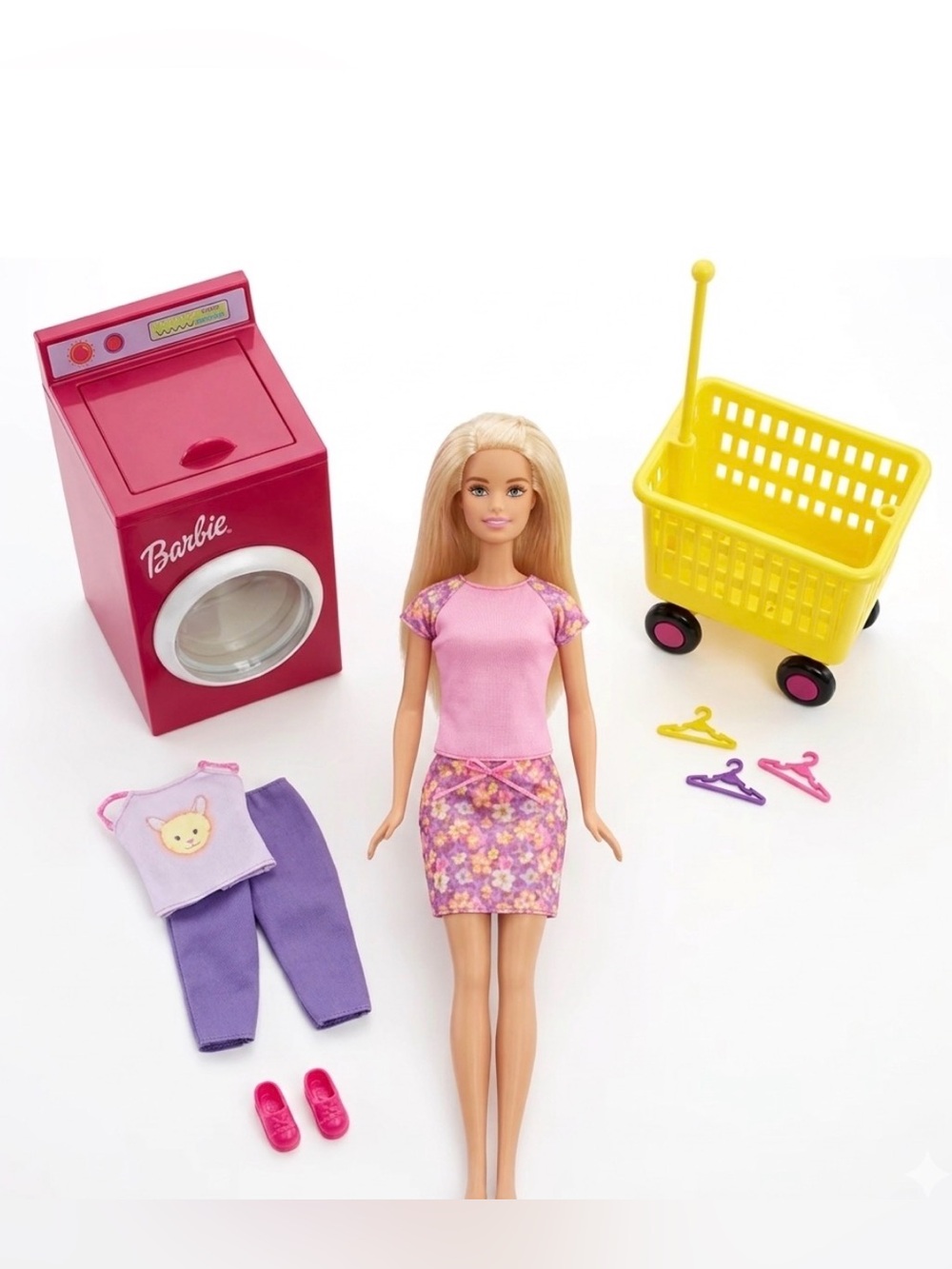 Wash N Wear Barbie Doll and Accessories 2000